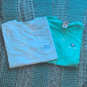 These are on hold 2 simply southern T-shirts